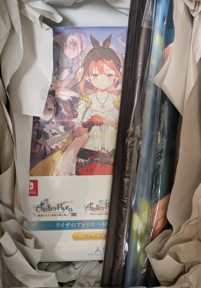 DtypeRetroGame's tweet image. TRADERさんから1日も掛からず到着✨さすがです👍️
秋葉原に行っても必ず寄るぐらいなので☺️復刻版タペストリーもムフフ♥で良いですよ〜😂

#ライザのアトリエ #ライザのアトリエDX #TRADER