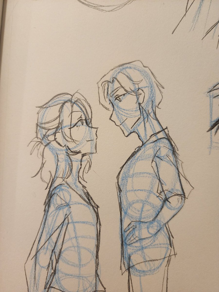 AngieTsukiko's tweet photo. They're on my mind again (rereading the fics ❤️)
#albedogenshinimpact #huffmangenshinimpact #huffbedo #sketches https://t.co/QG0cEilrDu