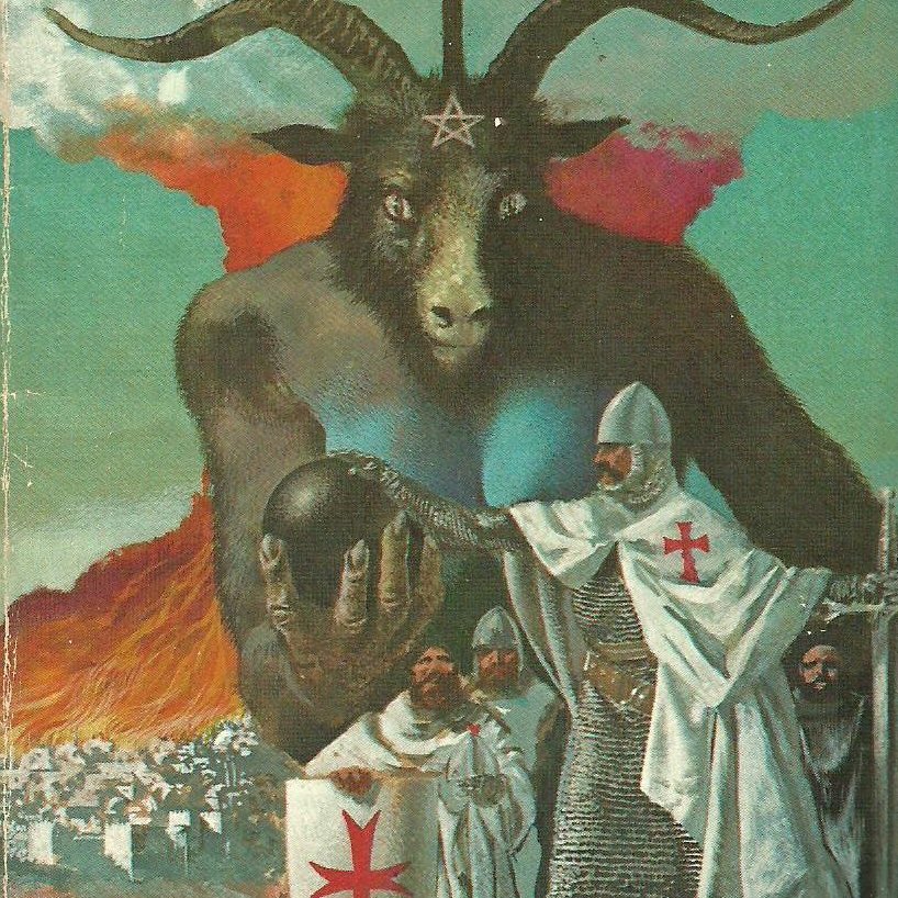 NickHintonn's tweet image. “Published in 1972, Baphomet's Meteor is a book about an alternate history where the Knights Templar form an alliance with an extraterrestrial being named Baphomet, who offers them advanced technology like atomic weapons and communication devices. But the alien's ultimate goal is…