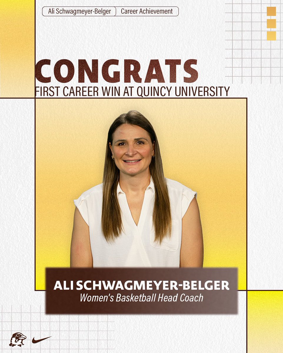 Not only the first win of the season, but also the first head coaching victory for Coach Schwagmeyer-Belger. 🏀
A new era officially begins. 🦅

#HawksSoarHigher