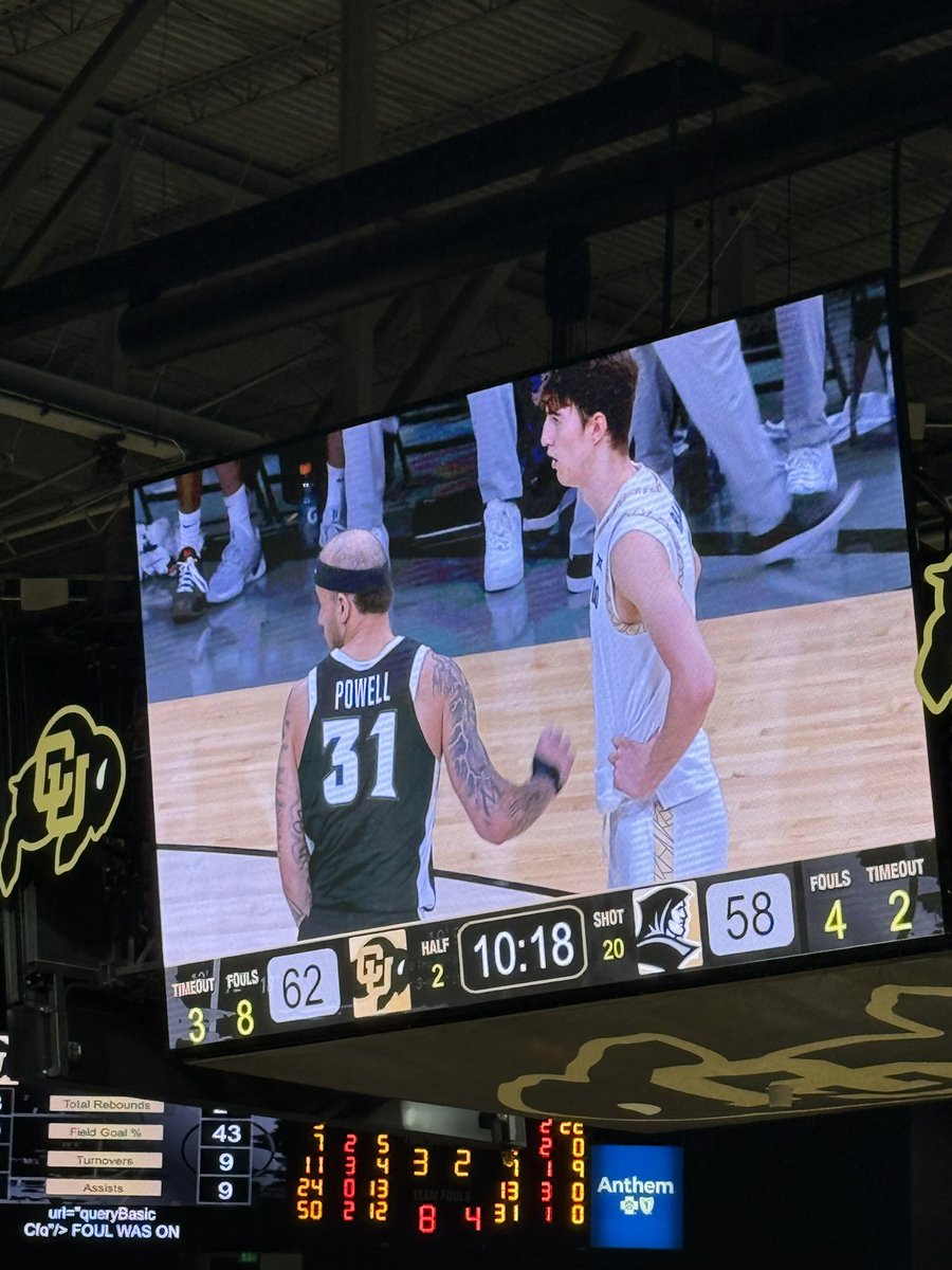 bigbuffandy's tweet photo. Worst haircut to ever grace the CU event center? https://t.co/2xLEGUtdWv