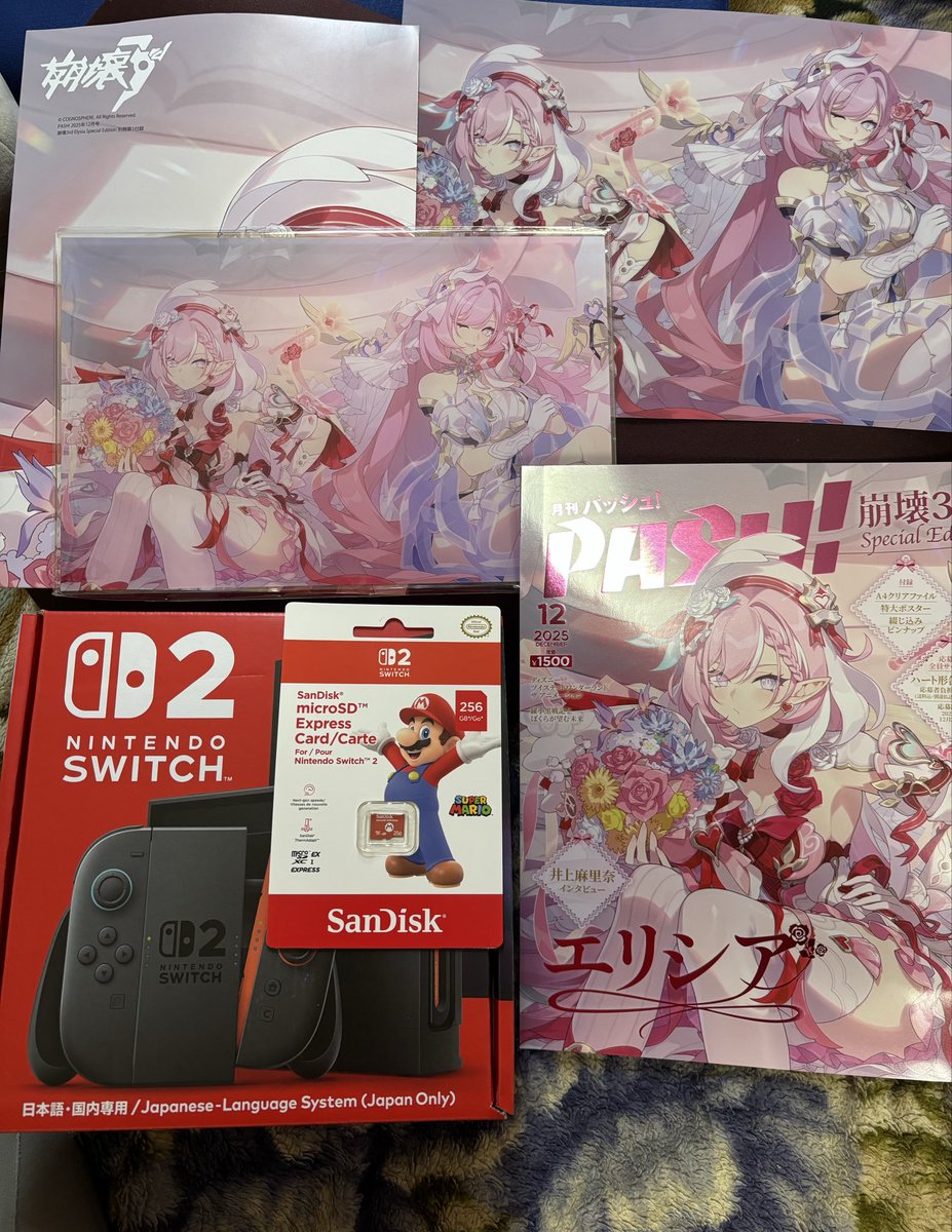 仕事で受け取れなかったやつが諸々来た〜