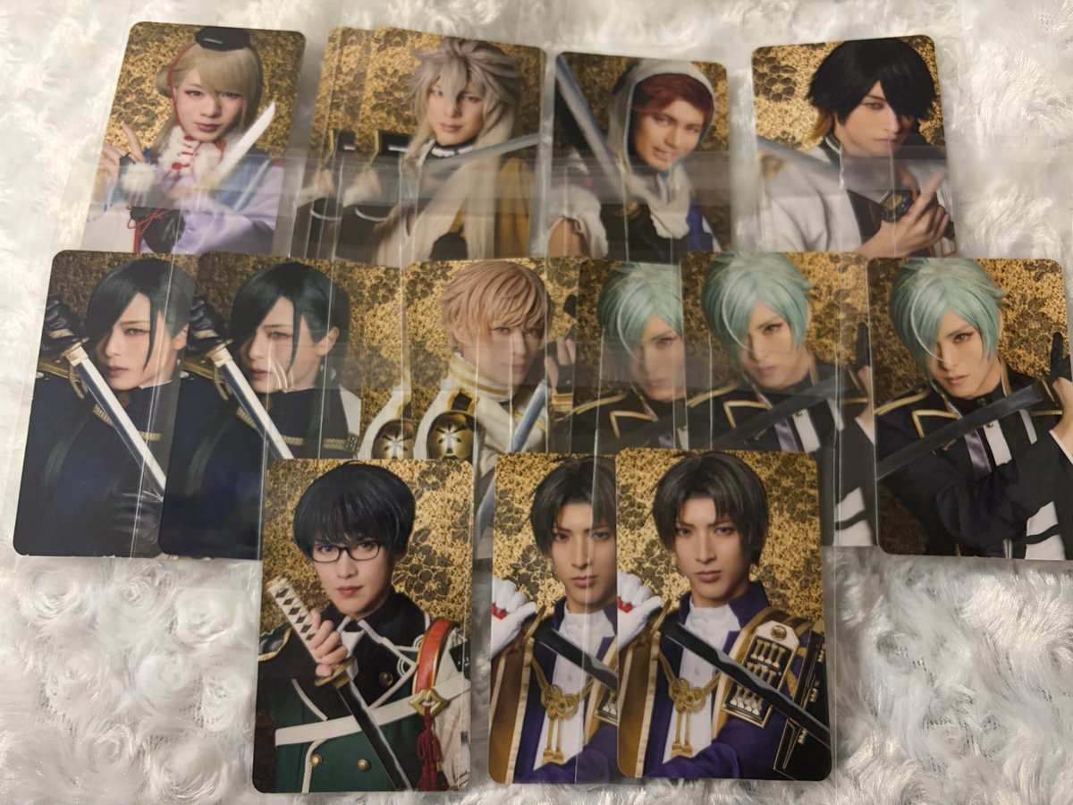 【交換】ミュージカル刀剣乱舞  東京ドームシティ 博覧会  ふぉとカード

譲：今剣、小狐丸2、岩融、長曽祢、★青江2、物吉2、★膝丸3、篭手切江、★長谷部2

求：★鶴丸2＞★長義、友人分：★三日月2＞御手杵2、堀川2、または定価
★は★同士の交換優先

明日TDC手渡し＞後日都内手渡し、郵送希望