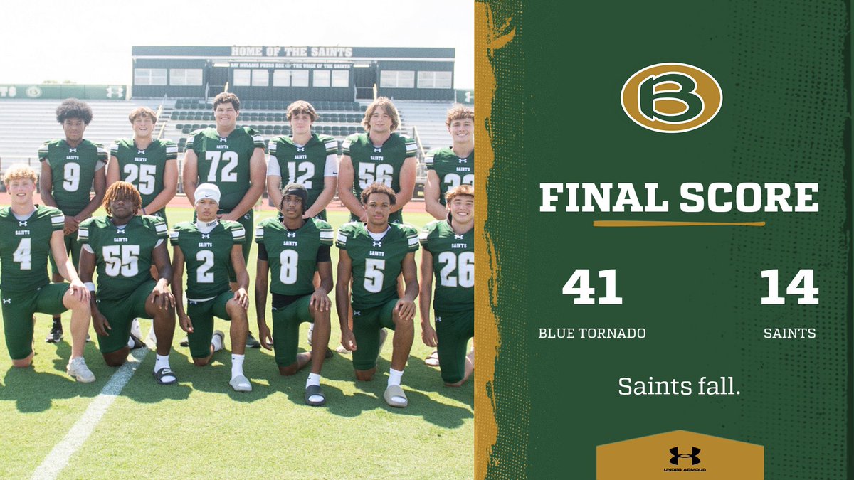 Final. Thank you seniors for all you have done, and thank you for such a awesome season.