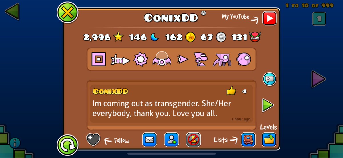 My GD account got hacked 😭💔