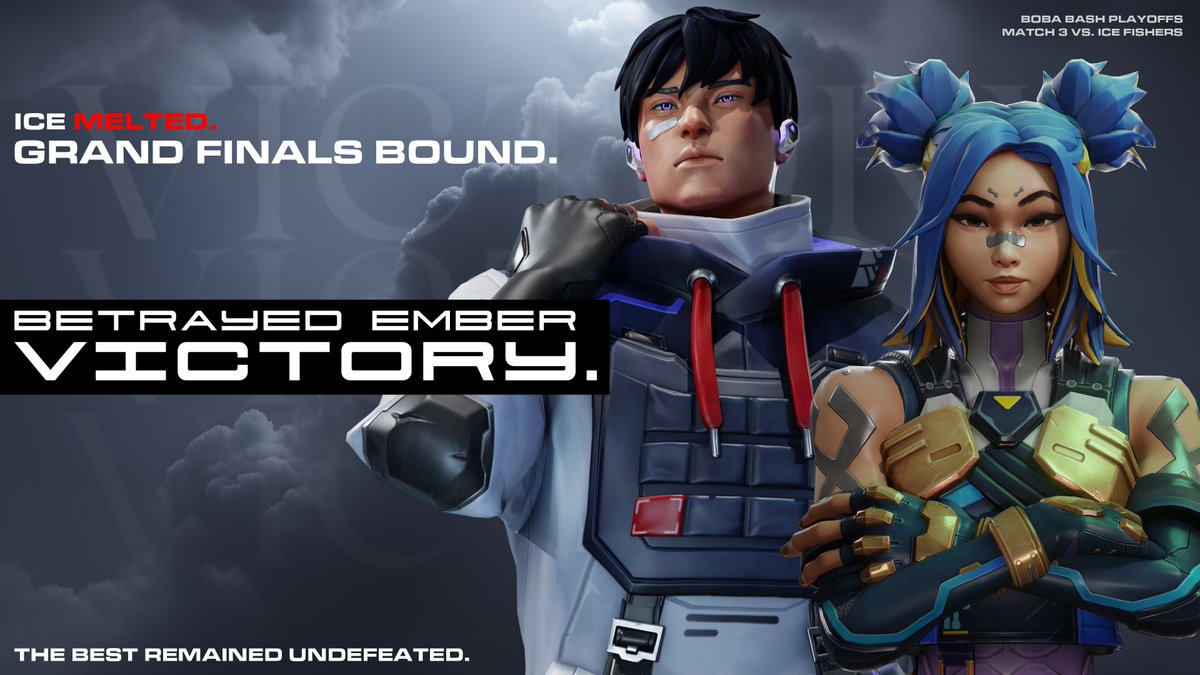 Smokin on that fraud one seed pack on our way to the Grand Finals

We thinking fried fish for victory dinner? GGs to Ice Fishers

#VALORANT #Esports #Bobabash #VAL
