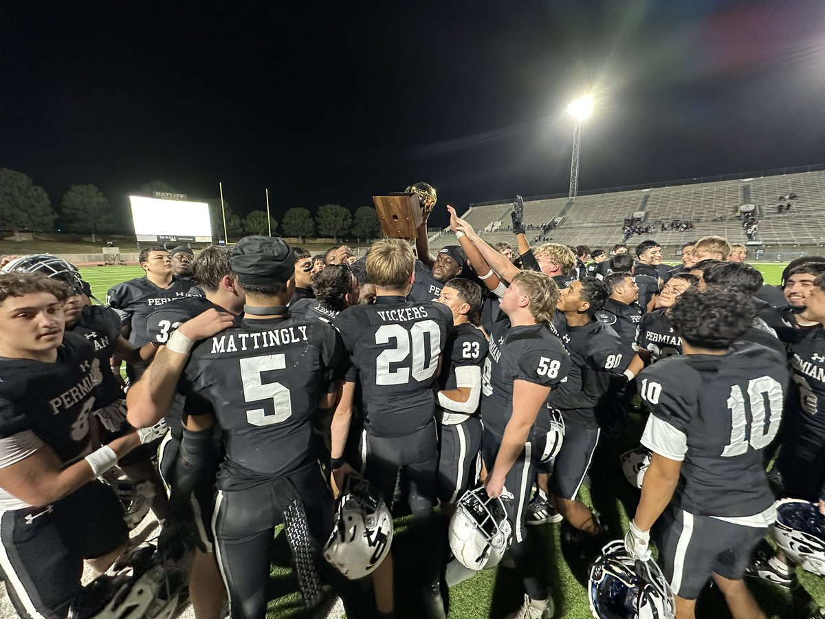 Permian wins the Bi-District Championship 59-7 over El Paso Eastlake. Our playoff journey continues! GO MOJO! 🏈🐾🎉