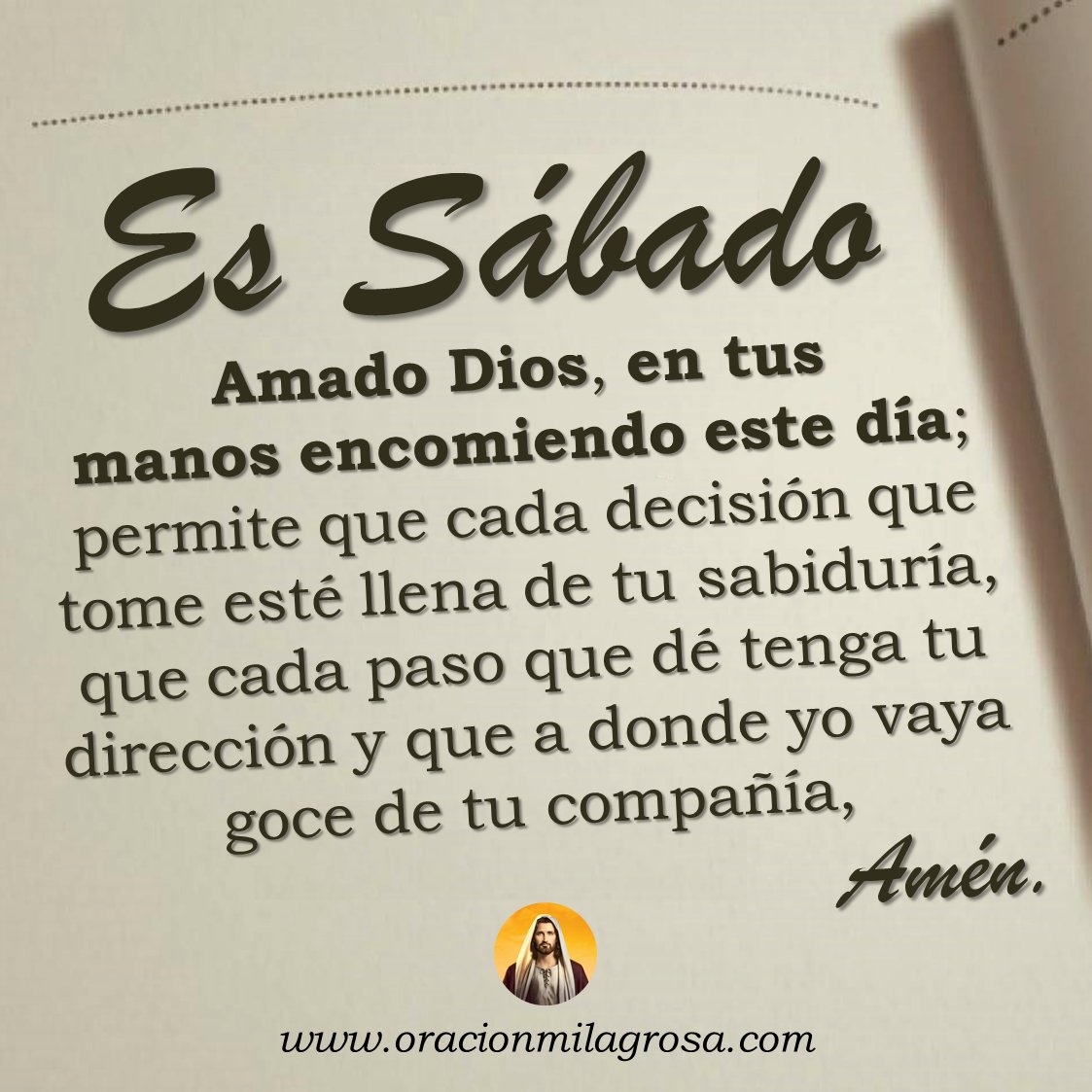 Oración para hoy sábado 15 de noviembre 👉 youtu.be/w34wpTX1KeQ ✨