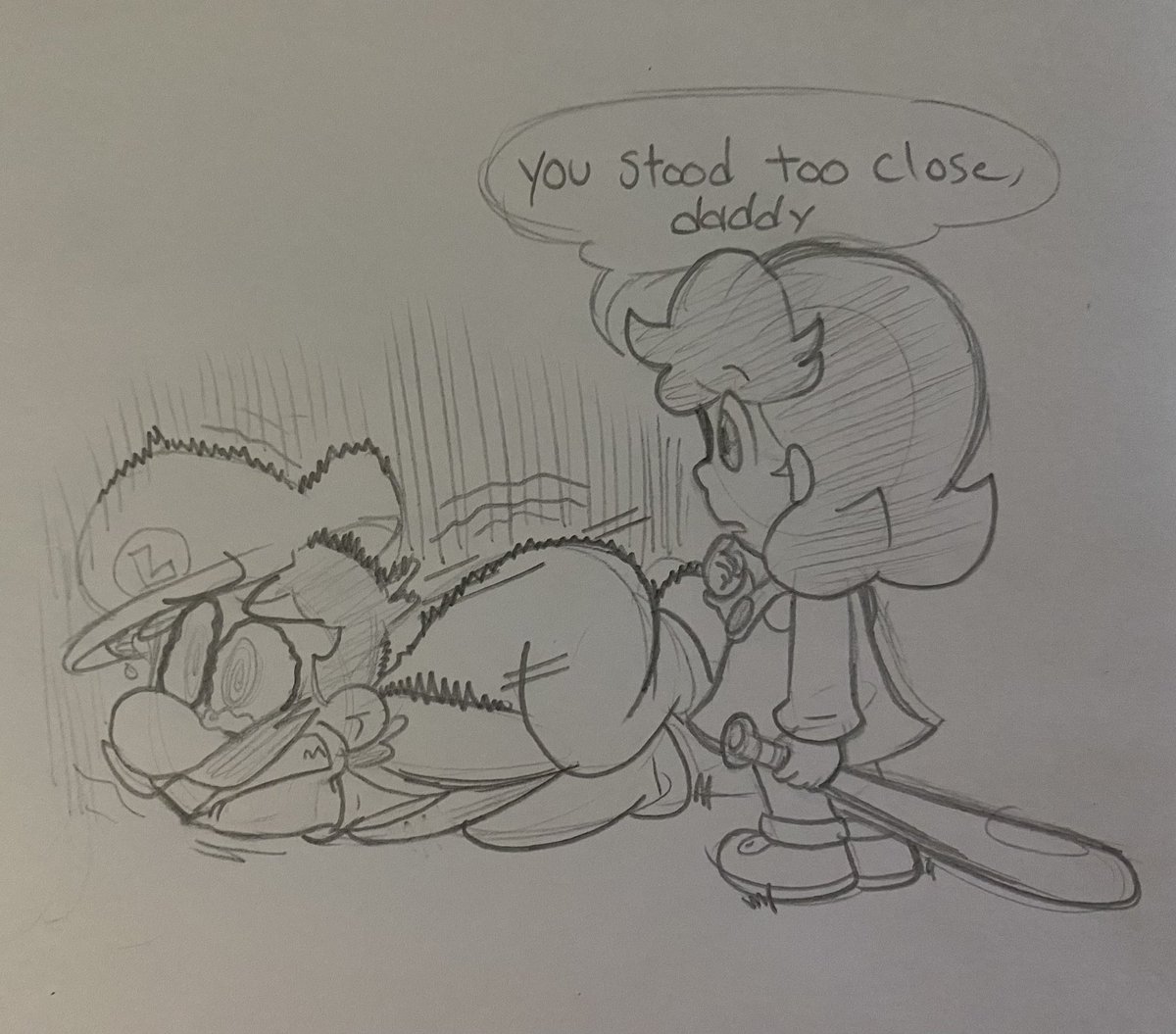 Nintendrawer's tweet photo. Fatherhood ‘y’all :v https://t.co/nH8m5qqvcU