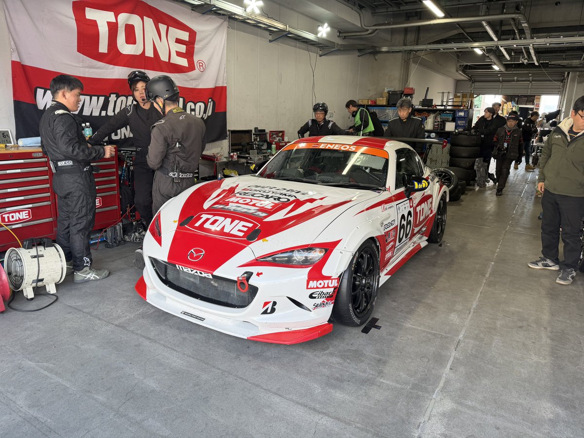 二宮 本日は予選です！ 明日の決勝に向けて頑張ります！ 66号車の応援