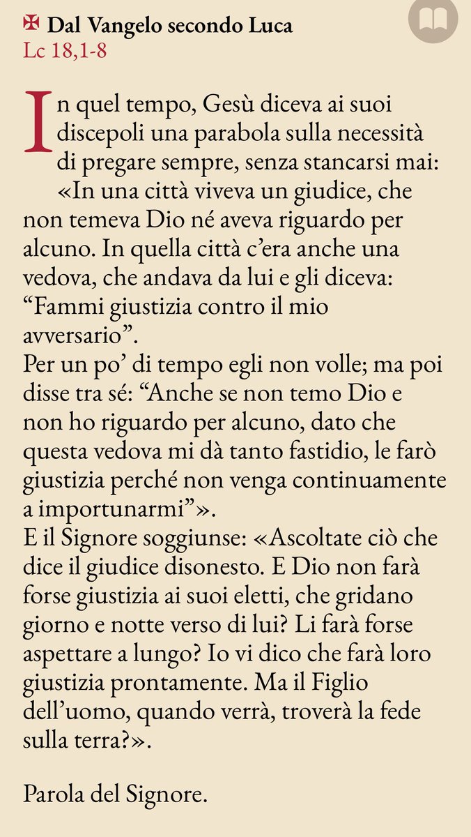 pregarelaparola's tweet image. #pregare la Parola di oggi: fede, fedeltà, fiducia 🙏🏻
#VangeloDiOggi #vangelodelgiorno