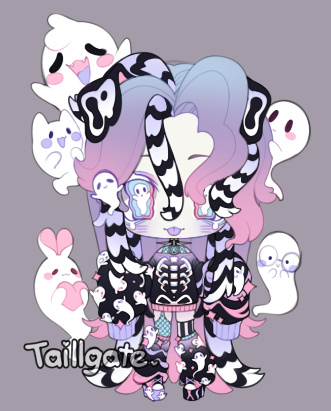 Minis Adoptable #2 - Ghostly Doggo
Another bean to help send my kitty to the vet! 

$80 w/commercial rights included! 

❤️ +🔁 are appreciated! DM me if interested!