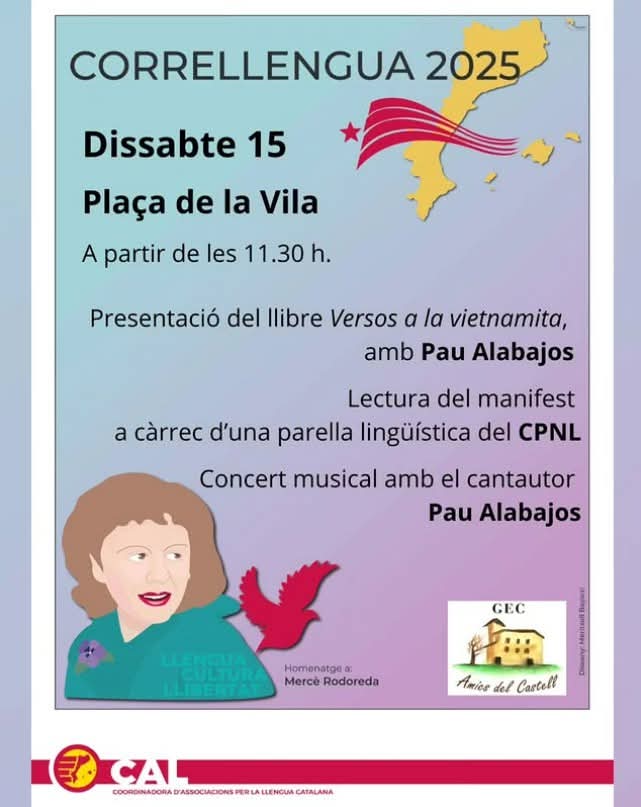 CompanyStas's tweet photo. @FiraTroVAM @Marcelelmarcia @TesaAltesa @cactustroop @TeatreMicalet @cantutmusica @Sanjosexmusic @contracop @juditneddermann @paufigueresgtr @labaulalleida @orfeolleidata @PaulaValls 15/11
10h
✓ tot lo dia albades i bureo a Tortosa/Casal
✓ #CantaCanalla a Calp/parc de la Creativitat
2/4 d12h @PauAlabajos a Cubells/pl laVila
9hN
✓ @PauVallve a Terrassa/Auditori
✓ @danperalbo14 i #elComboi a @losubmarinoreus
10h @montsecastella
@BPenalba a S Maria d'Oló https://t.co/xiblDKYben