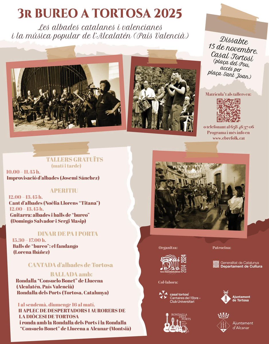 CompanyStas's tweet photo. @FiraTroVAM @Marcelelmarcia @TesaAltesa @cactustroop @TeatreMicalet @cantutmusica @Sanjosexmusic @contracop @juditneddermann @paufigueresgtr @labaulalleida @orfeolleidata @PaulaValls 15/11
10h
✓ tot lo dia albades i bureo a Tortosa/Casal
✓ #CantaCanalla a Calp/parc de la Creativitat
2/4 d12h @PauAlabajos a Cubells/pl laVila
9hN
✓ @PauVallve a Terrassa/Auditori
✓ @danperalbo14 i #elComboi a @losubmarinoreus
10h @montsecastella
@BPenalba a S Maria d'Oló https://t.co/xiblDKYben