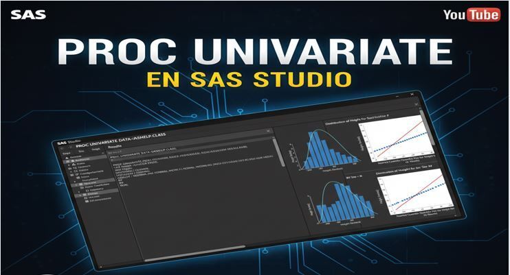 DatasigServices's tweet image. 📊 ¿Necesitas analizar la distribución de una variable en #SASStudio?
🔥 Nuevo video: PROC UNIVARIATE explicado fácil, claro y directo.
Aprende a detectar outliers, interpretar métricas y dominar tu análisis en minutos.
🎥 Miralo aquí 👉 youtu.be/FxYwjOrM28c
#SAS #SASSTUDIO