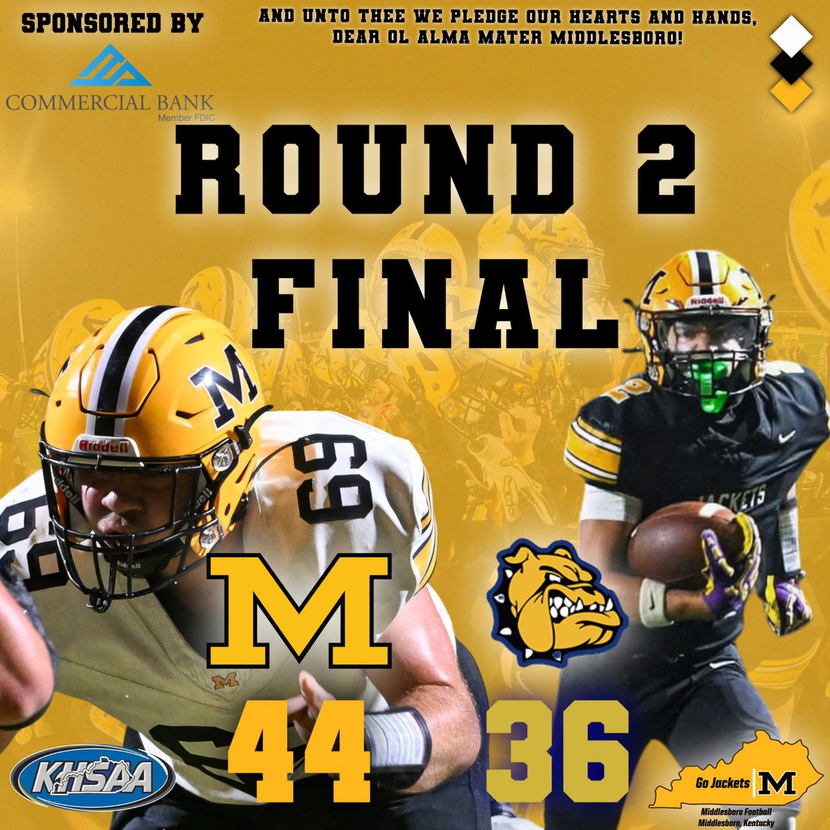 Middlesboro HS Yellow Jacket Football tweet media