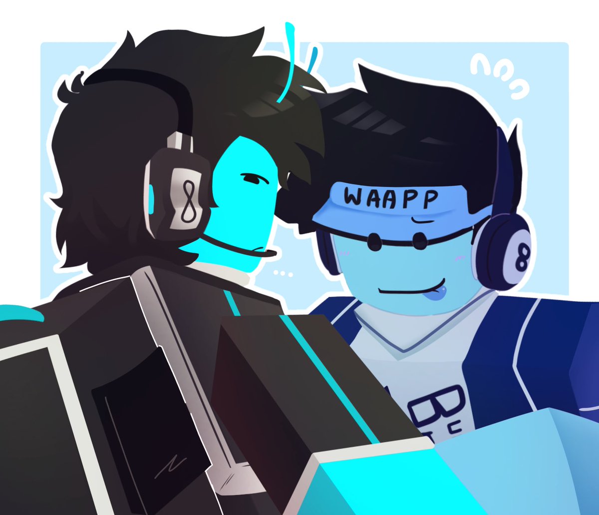 AlexOutro's tweet image. Uhmmm yeah? Idk second time drawing this man… #dued1 #TheRemainsOfRobloxia #terminationprotocol #fanart