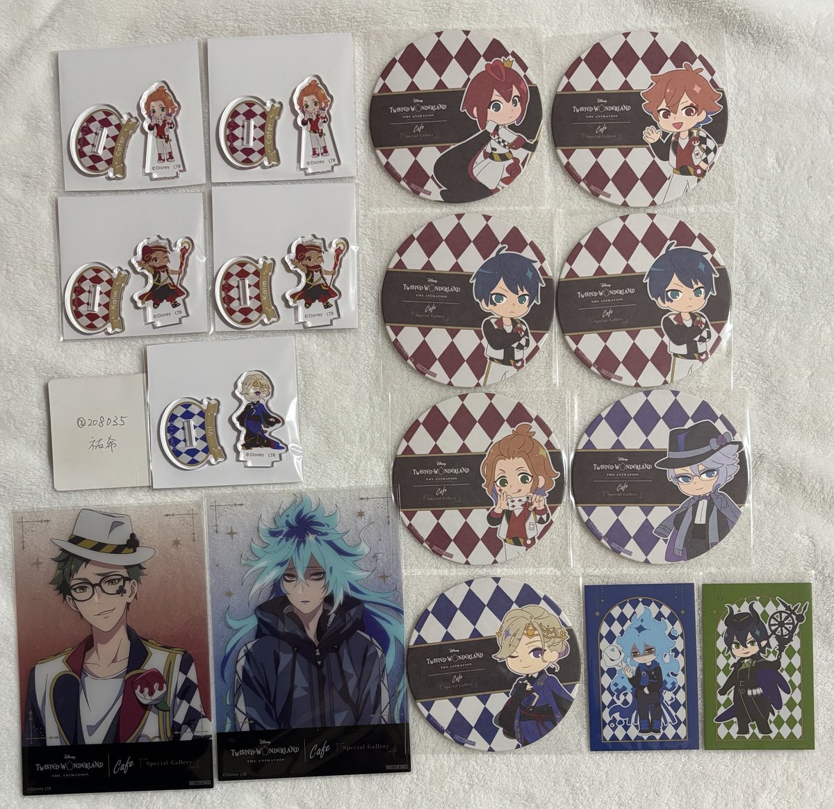 ツイステ カフェ 交換 譲渡 オーマイカフェ コースター 予約特典 購入特典 ミニアクスタ

譲:リドル エース デュース ケイト トレイ アズール カリム ヴィル イデア マレウス

求:同種レオナor定価+送料(アクスタのみ)

お取引きは郵送にて
譲渡対応ゆうちょ又はPayPay