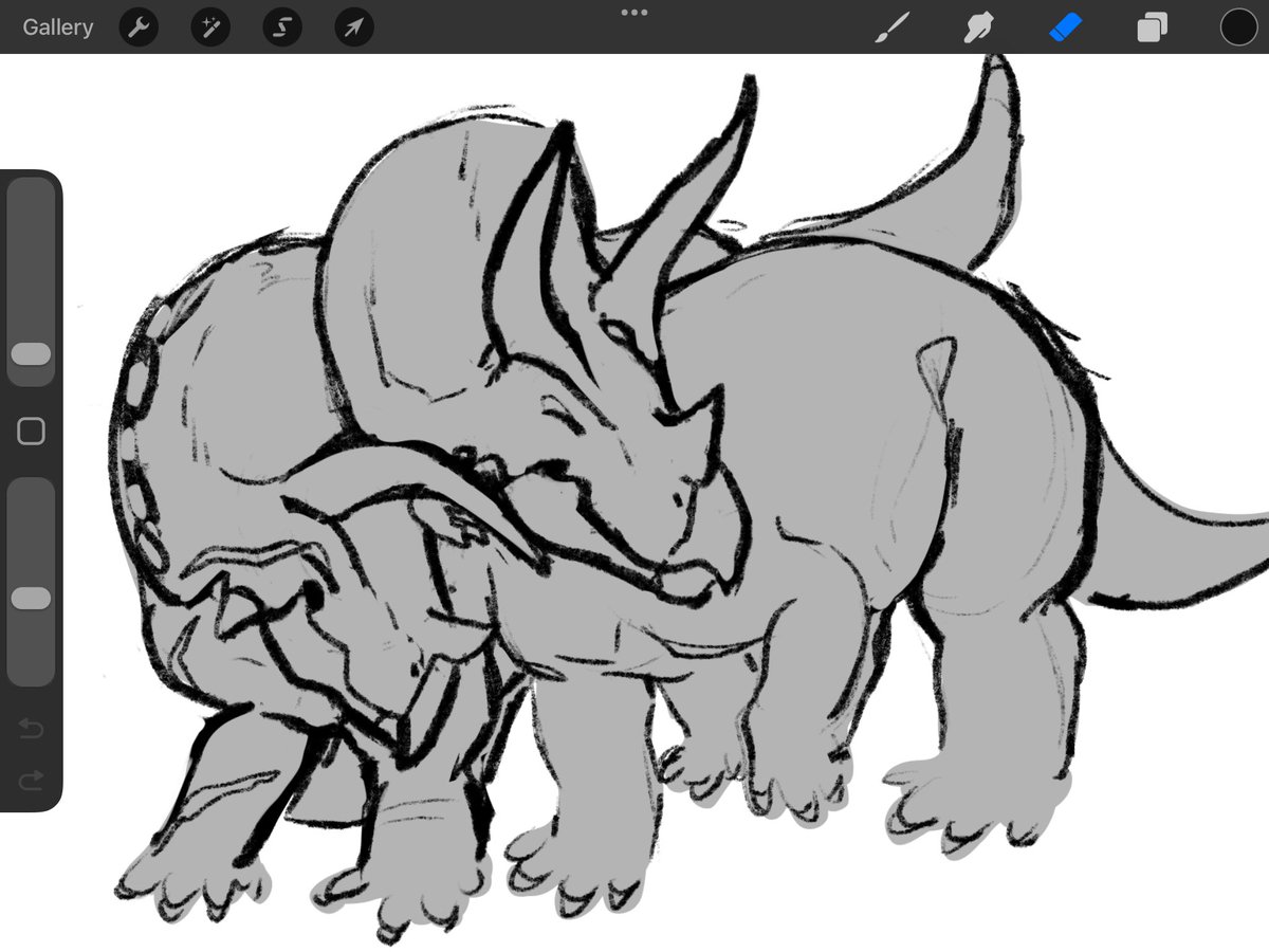 cirmented's tweet image. little Eotriceratops doodles for oomfs
#dinosaurart #oc #dinosaur