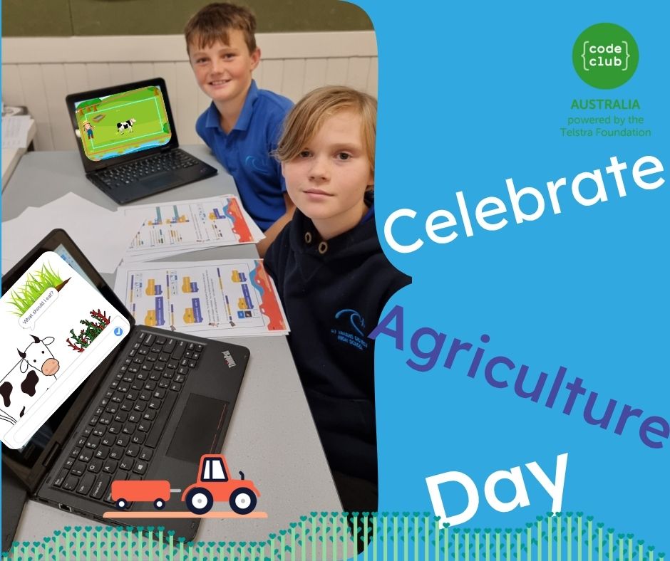 CodeClubAus's tweet image. On Agriculture Day we are excited to jump into some of our favourite Code Club projects, created out of collaborations with groups in the agriculture industry.  Learn about cane growing, cows and methane, virtual fencing, or bees.

codeclubau.org/projects/topic…