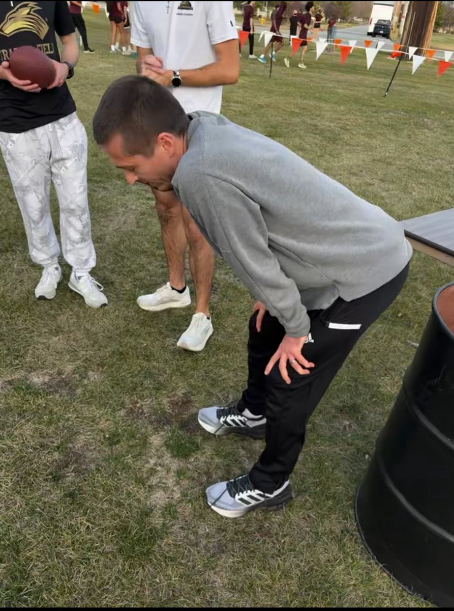 22:53 tonight on the Regional 6K course. A little slower than last year. No worries we ready to roll…P-Wolves on top!