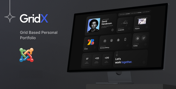 codelayers's tweet image. Gridx - Joomla 6 Personal Portfolio Template @codelayers 
🌐 codelayers.net/portfolio/grid…
Gridx is a clean, minimal Joomlapersonal-portfolio template built with Helix Ultimate and SP Page Builder Pro. 
#codelayers #themeforest #envato #joomla #business #joomla6