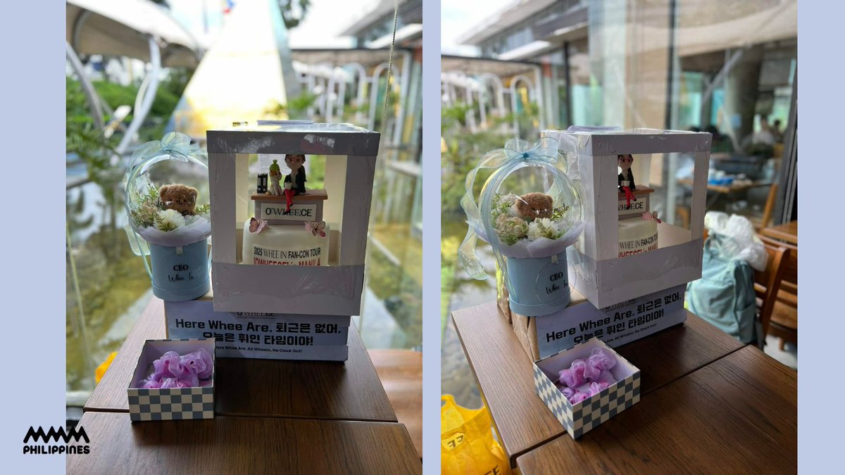 We would like to thank the following with their support and help all throughout the pre/post concert events:
<a href="/Threeanglespro/">Three Angles Production</a> 
<a href="/Vitawheeinc/">mermer</a> 
<a href="/jocreativesph/">J.O Creatives</a> 
<a href="/MooMindanaoPH/">Moo Mindanao</a> 
<a href="/WheeIn_0fficial/">휘인(Whee In)</a> 
PH MOOS 🌱🤍

2/3