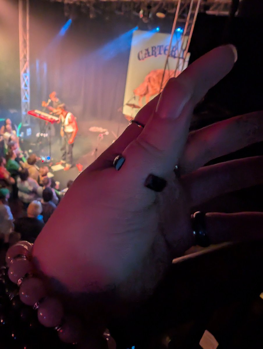 Astrowla's tweet photo. @CarterVailMusic Aliens Ain't Shit was too powerful. Broke my ring while dancing 😂😂😂 https://t.co/sIDm53mcsB