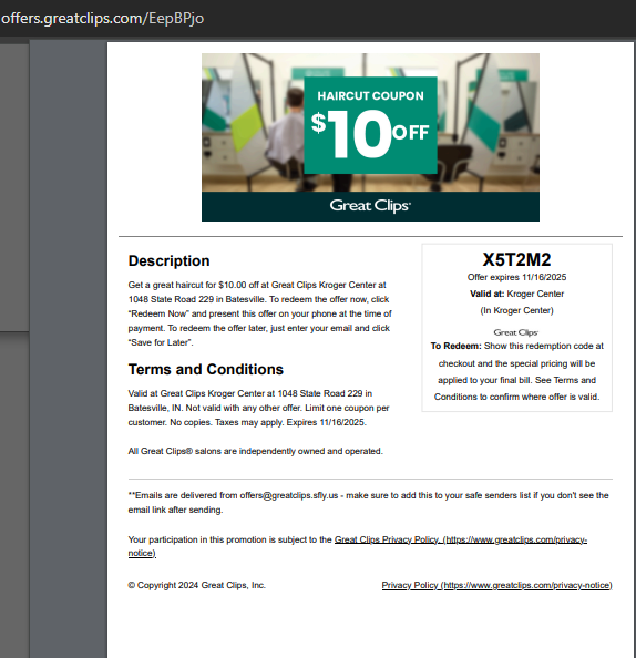 $6.99 Great Clips Coupons MAY 2026 Online tweet media