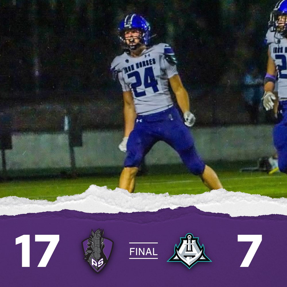 Final from The Phil! Your Iron Horses defeat Atlantic Collegiate in second round action. The Horses host Central next Friday at 7:30! #W1nTheDay