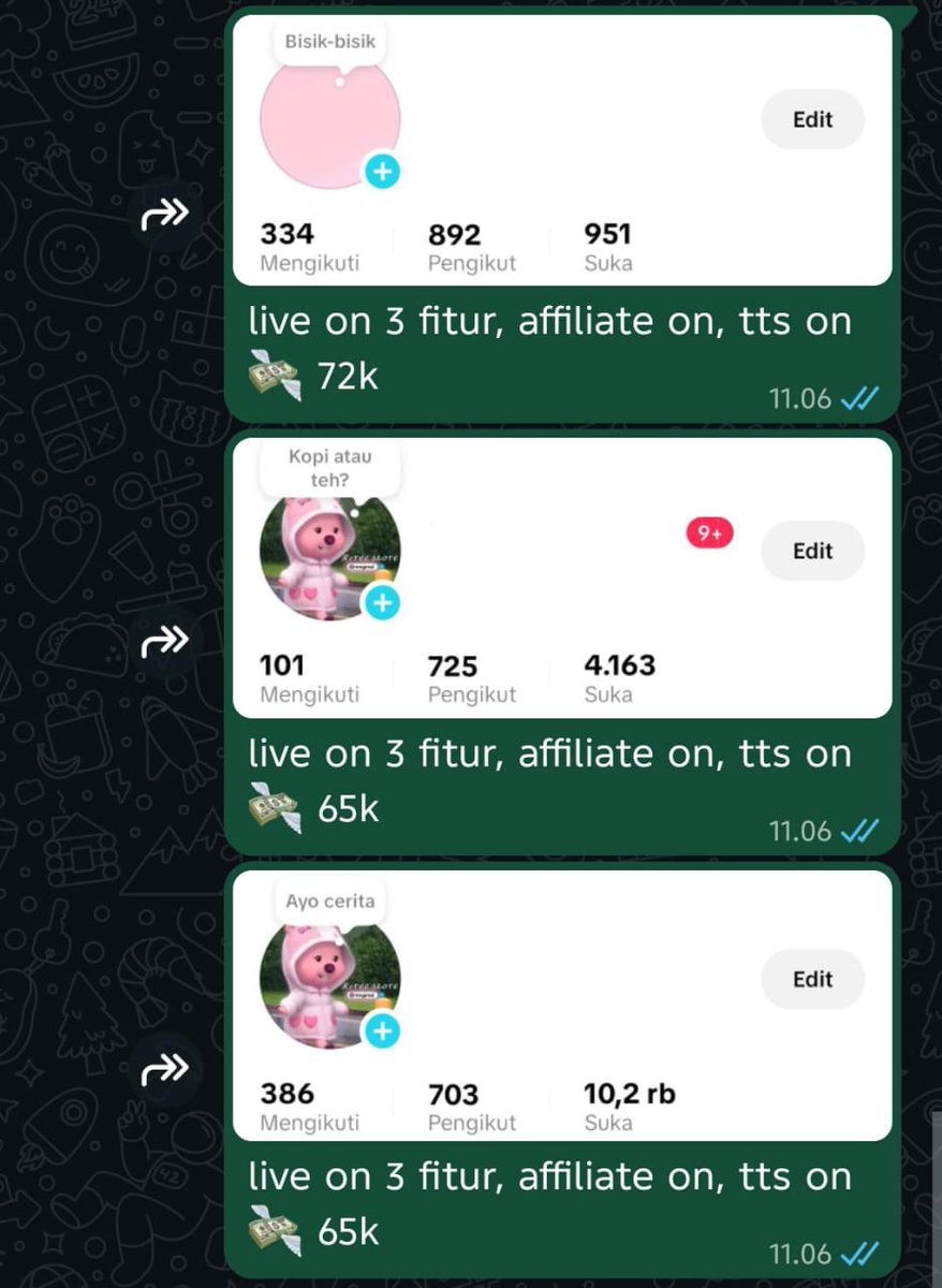 iel jual akun Ig, gmail, upfoll fast on wa tweet media
