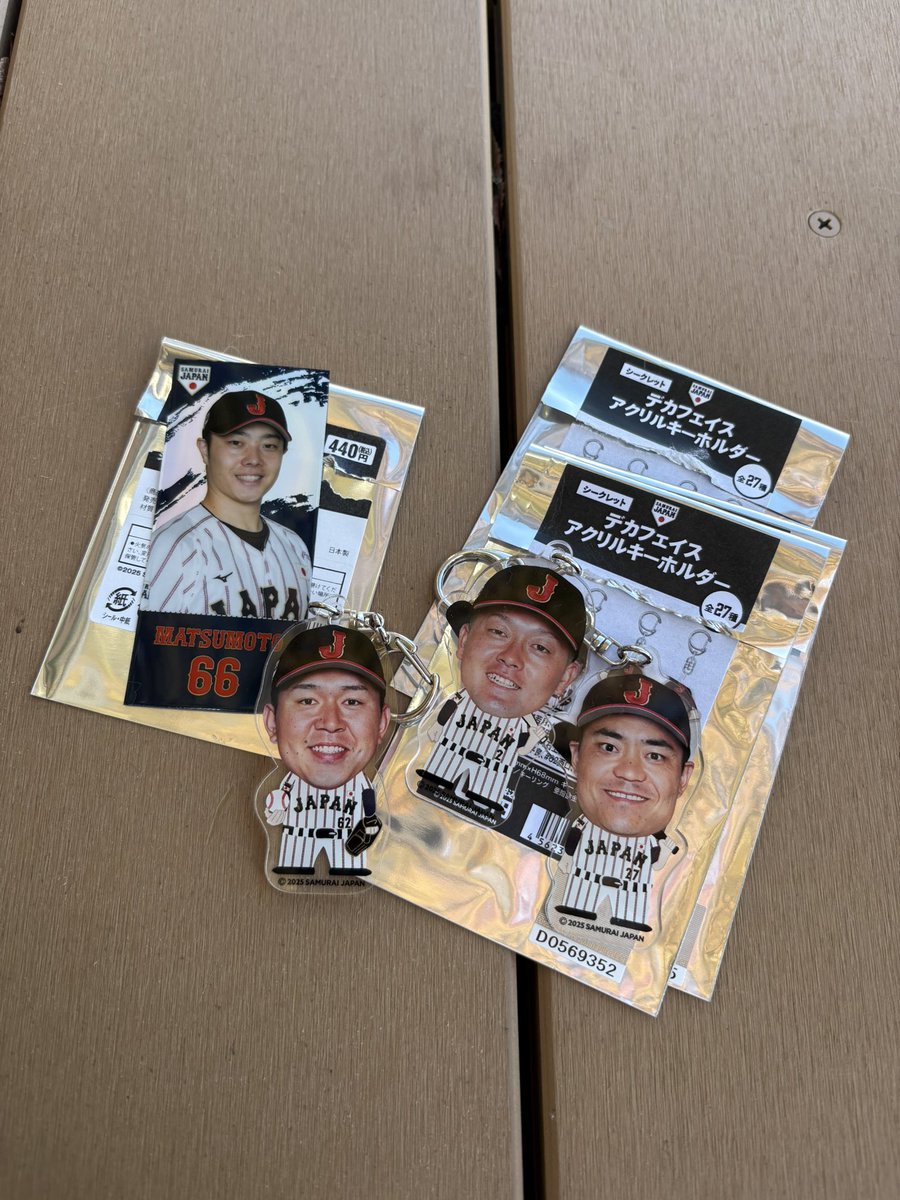 侍ジャパン グッズ デカフェイスアクリルキーホルダー 【譲】46藤平 51