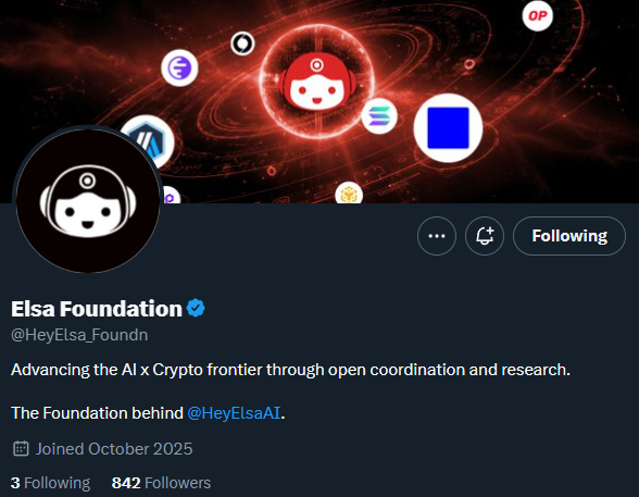 sollomocn's tweet photo. GM everyone ☀️
gElsa〜

The Elsa Foundation is now live

@HeyElsaAI started as a research project built around agent autonomy

And the foundation keeps that mission on track
making intent based execution safer and verifiable onchain

The team behind it has been working across multimodel LLM, MPC systems, and crosschain rails,
now even supporting x402 for native agent payments.