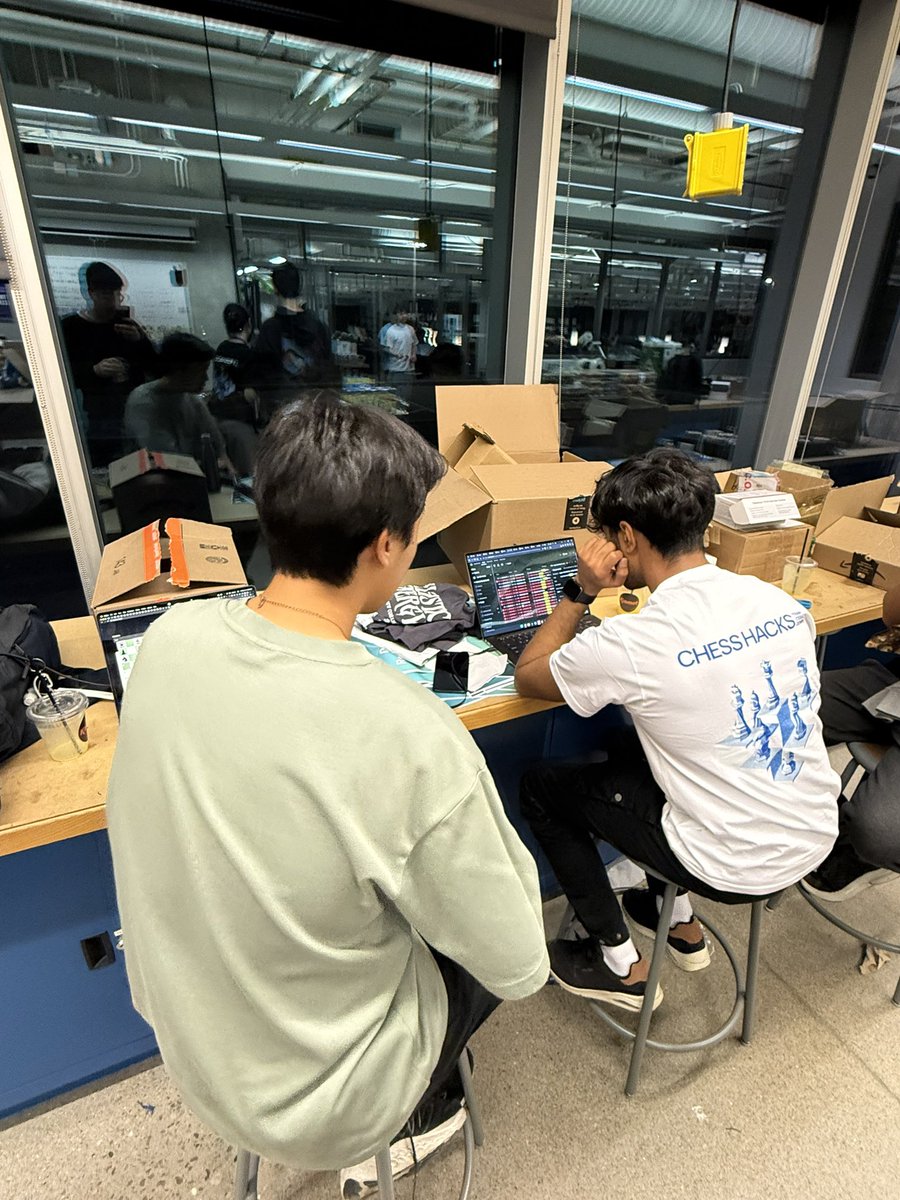 In Waterloo you test in production at Friday 11pm 

@ chesshacks