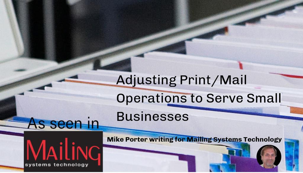 PMCmike's tweet image. Consider equipment like folder/inserters and envelope printers that automate machine set-up, ensuring professional results for small batches and reducing non-productive time between jobs.
Read more 👉 lttr.ai/AlCjd

#Mail #MailingSystemsTechnology #InTheTrenches