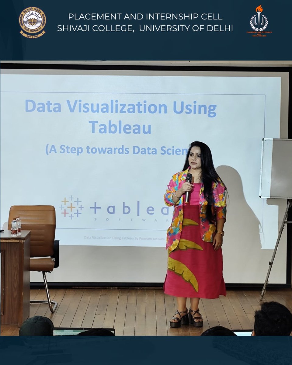 college_shivaji's tweet image. The Placement &amp;amp; Internship Cell, Websters, and the Skill Development Centre successfully organized a two-day Tableau Workshop.
#TableauWorkshop #DataVisualization #SkillDevelopment #PlacementShivaji
#ShivajiCollege 
@UnivofDelhi