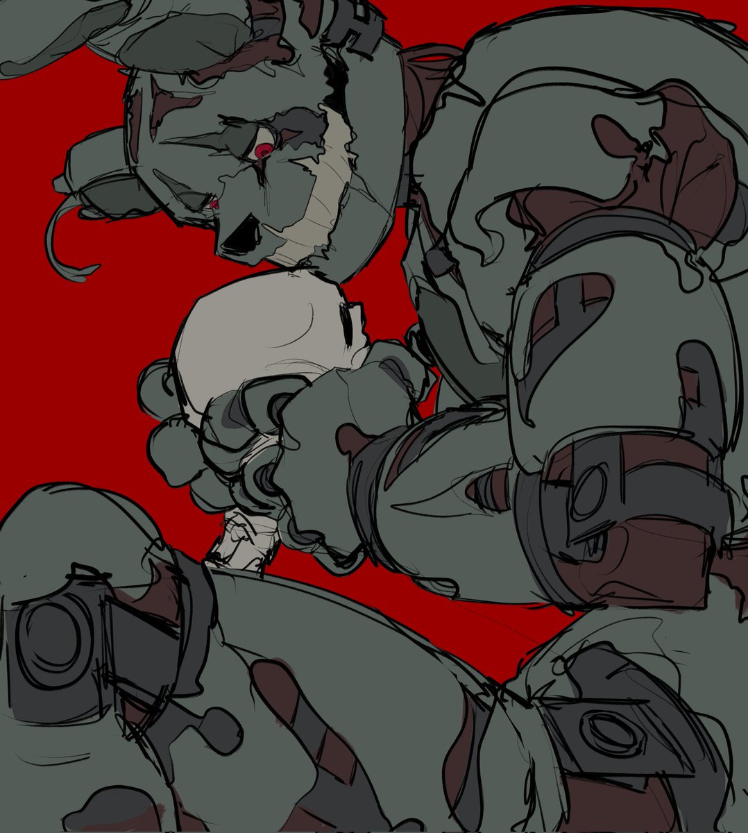 box608234569896's tweet image. 我更喜欢没有细化的版本。。#springtrap #fnaf