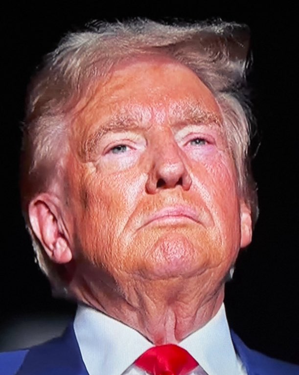 If you laid your finger in Trump’s neck fold slot and wiggled it around, what would fall out?