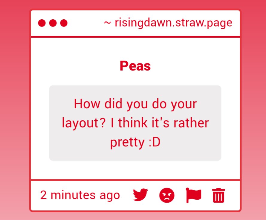 MirasDearest's tweet image. Hi hi! I used tutorials on Pinterest and found masks there as well to make them, these are all I used if you want my exact layout! They not mine so I&apos;m not gatekeeping LMFAO 
risingdawn.straw.page