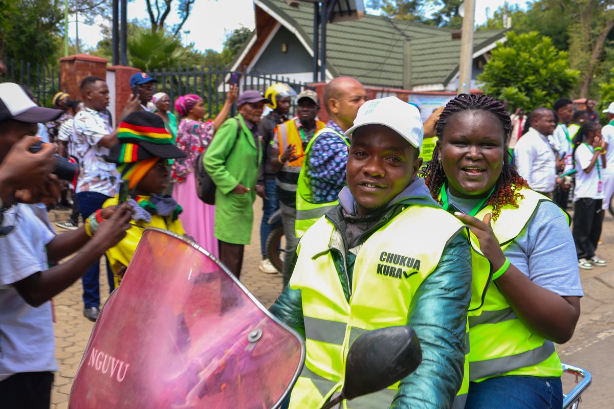 Midrifthurinet's tweet image. @Midrifthurinet’s human resource team joined fellow stakeholders in a dynamic street mobilization at Nyayo Gardens- and select streets of Nakuru Town West and Nakuru Town East Sub-Counties, transforming the busy urban space into a platform for youth engagement, civic awakening,…