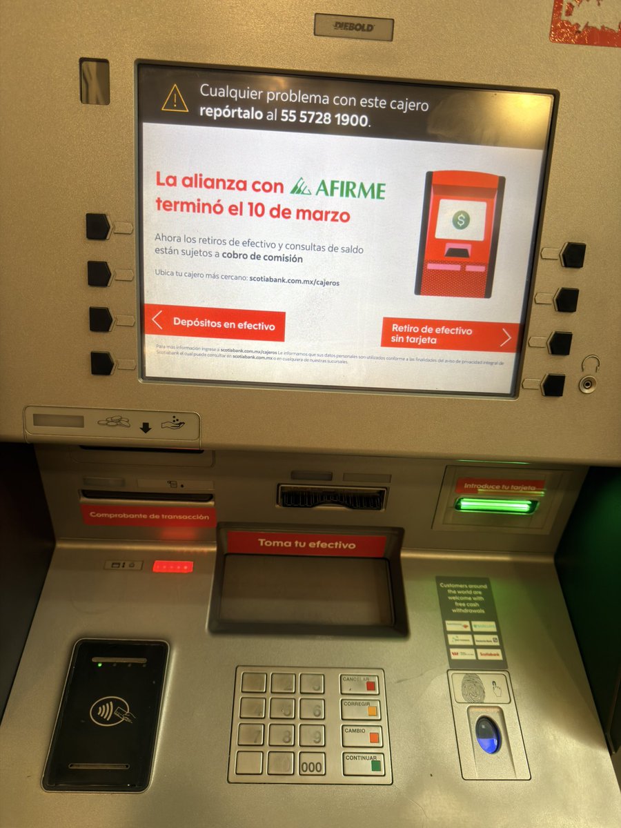 AleexStar19's tweet photo. @ScotiabankMX Ahora también su práctica caja se robó mi dinero de un despisto y no contestan en ningún número son una porquería es una burla de verdad lidiar con su servicio nadie responde nunca por nada esto es un robo no acreditaron el pago tampoco dio el tiket ni tampoco devolvió el dinero https://t.co/gjuT1ZuEJA