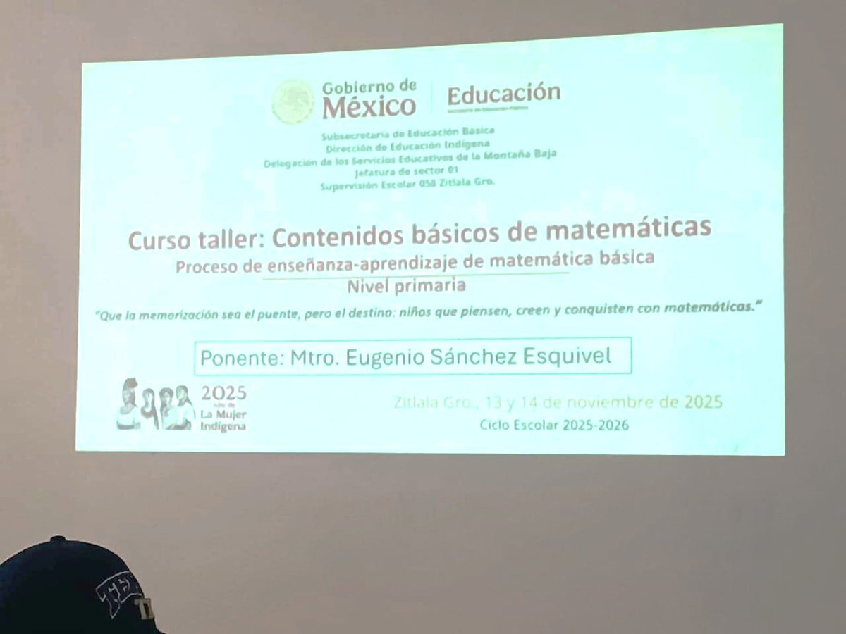 EducGuerrero's tweet image. 📘👩‍🏫 #FormaciónDocente | La Supervisión Escolar 058 en Zitlala realizó el curso–taller “Contenidos Básicos de Matemáticas” para fortalecer las prácticas pedagógicas de maestras y maestros de la Montaña Baja.