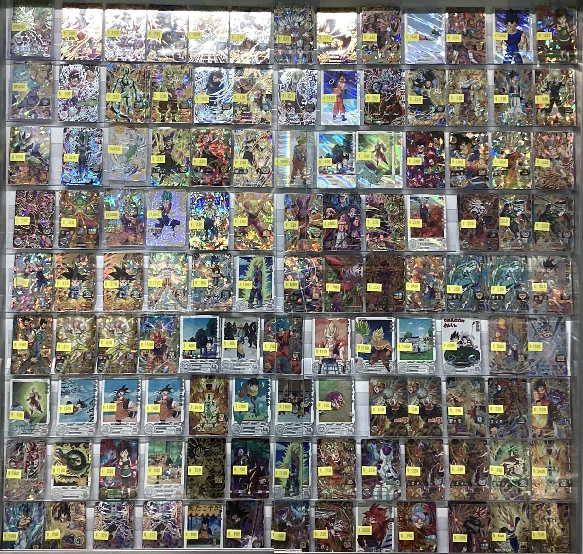 入荷情報】 ドラゴンボールヒーローズ各種ショーケースに補充しました