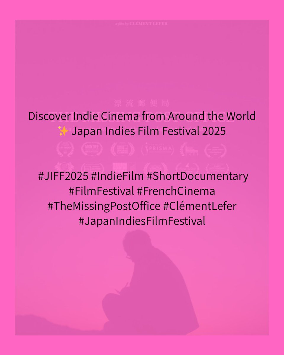 JIFFjapanfilm's tweet image. #JIFF2025 #ShortDocumentary #Nominated #TheatreGuildDaikanyama Screening Nov.26