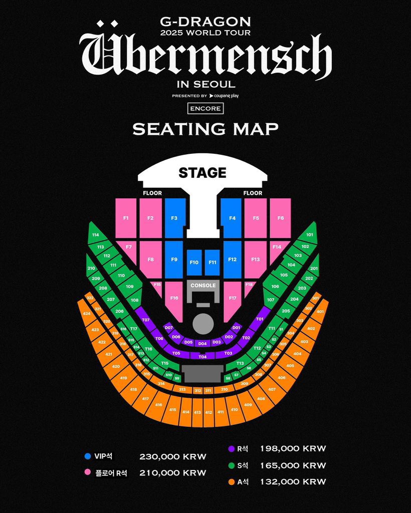 WTS LFB G-DRAGON 2025 WORLD TOUR [Übermensch] IN SEOUL : ENCORE