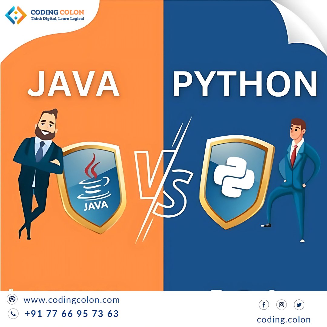 coding_colon's tweet image. Java for performance, Python for simplicity!
Which one will you master next? 🚀
Join Coding Colon and level up your coding career. 💻🔥 

#JavaVsPython #ProgrammingLanguages #CodingColon #LearnToCode #JavaDeveloper #PythonDeveloper #CodeLife #ProgrammersCommunity