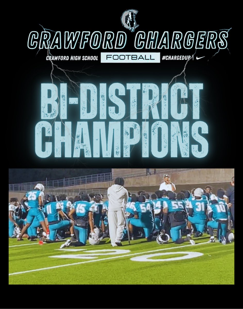 #ChargersWin ⚡️🏈🐎

<a href="/ACHS_ChargerFB/">Almeta Crawford Football</a> secures the win vs. Worthing Colts. Congratulations Bi-District Champions! 🎉

#UsvsUs #FamilyFirst  #ChargedUp #WhyNotCrawford ⚡️

<a href="/ACHS_Chargers/">Almeta Crawford High School</a> <a href="/FBISDAthletics/">Fort Bend ISD Athletics</a> <a href="/FBISDAthletics/">Fort Bend ISD Athletics</a>