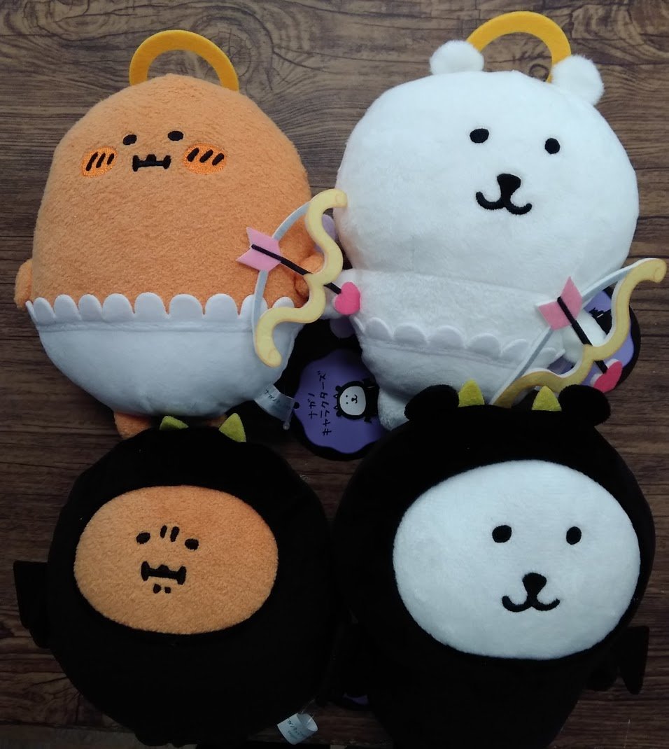 ナガノキャラクターズ 天使&悪魔ぬいぐるみ 18個 セット ちいかわ悪魔