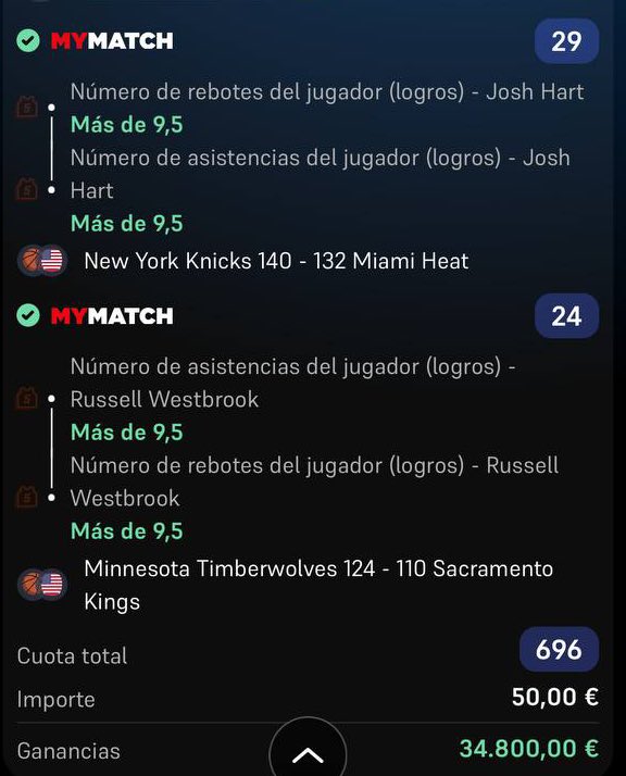 Que barbaridad lo que me acaban de mandar por el chat, simplemente enhorabuena a quién se haya sacado esto, a disfrutar el dinero y con responsabilidad👏