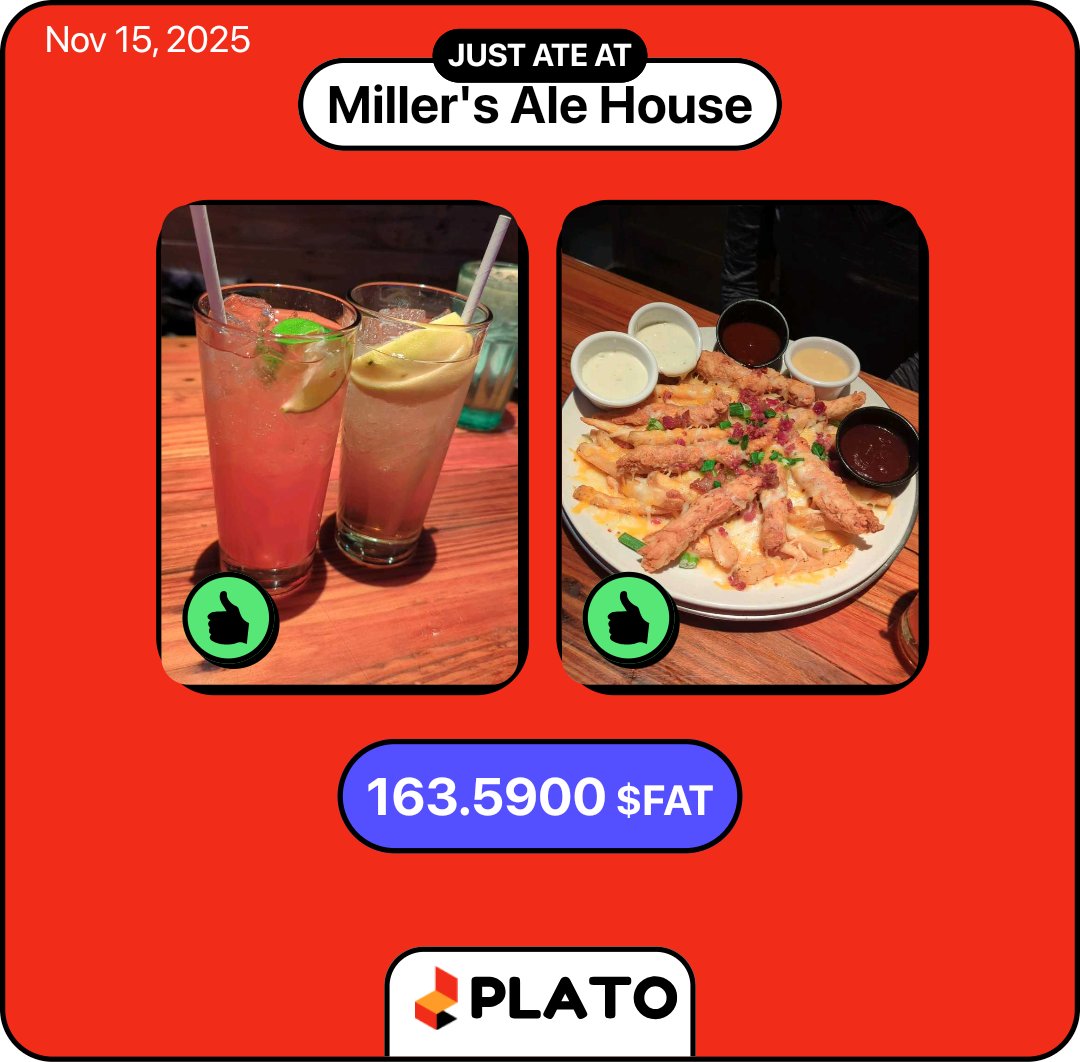 chris_byte's tweet photo. Just earned FAT with @plato2earn! You can too. Use my referral https://t.co/E2wfVL141M and earn 100 FAT. https://t.co/unAkvLtANj